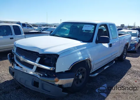 2005 Chevrolet Silverado 1500 Ls из США, поврежденный, VIN 1GCEC19T55Z153007